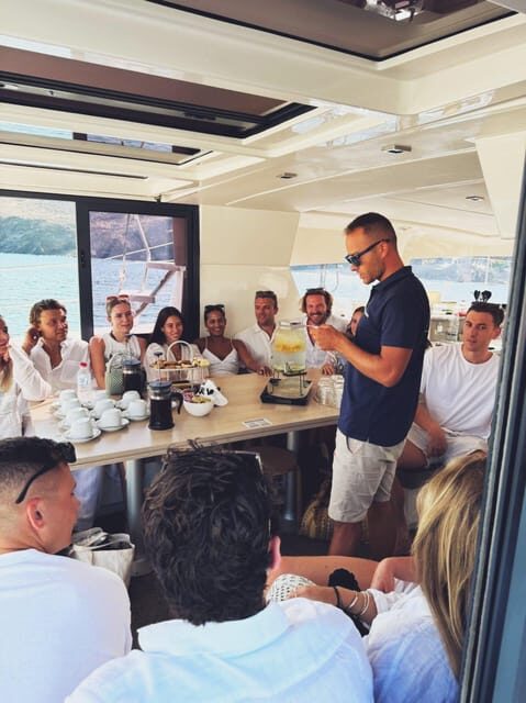 Chania: Afternoon Catamaran trip - Dinner, Drinks & Sunset - The sunset sail back: what you’re really paying for
