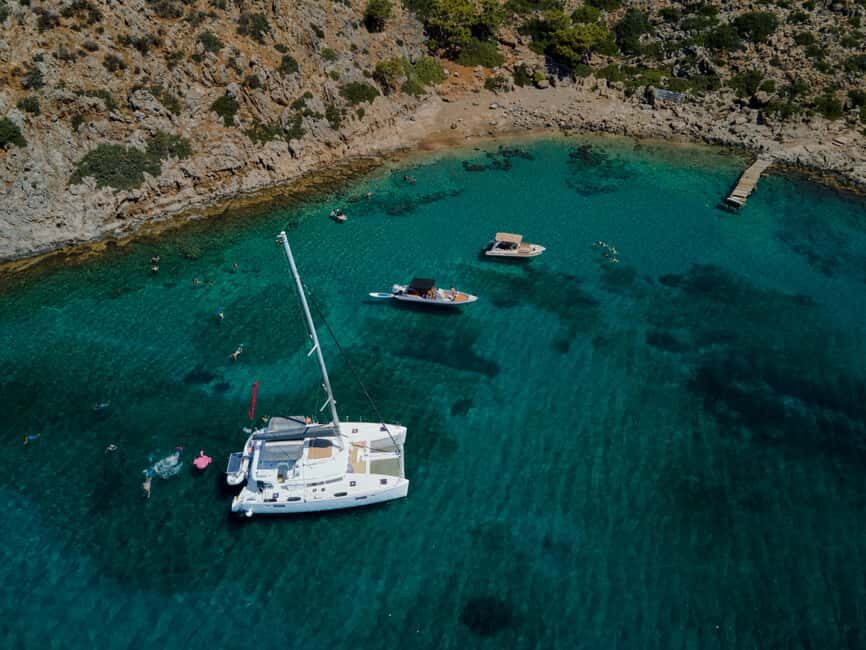 Chania: Morning Catamaran Cruise with Premium Lunch & Drinks - Kolymvari Departure: Getting On Board the Day Starts