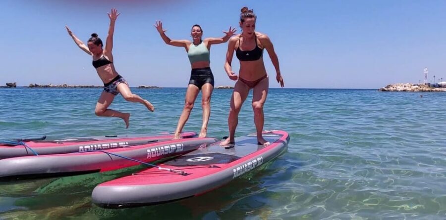 Chania: Morning or Sunset Stand-up Paddleboard Pilates - Key things to know before you go