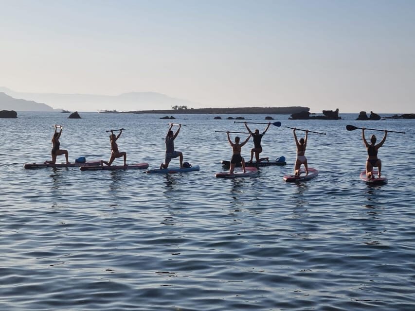 Chania: Morning or Sunset Stand-up Paddleboard Pilates - Morning vs sunset SUP Pilates in Chania: choosing your time