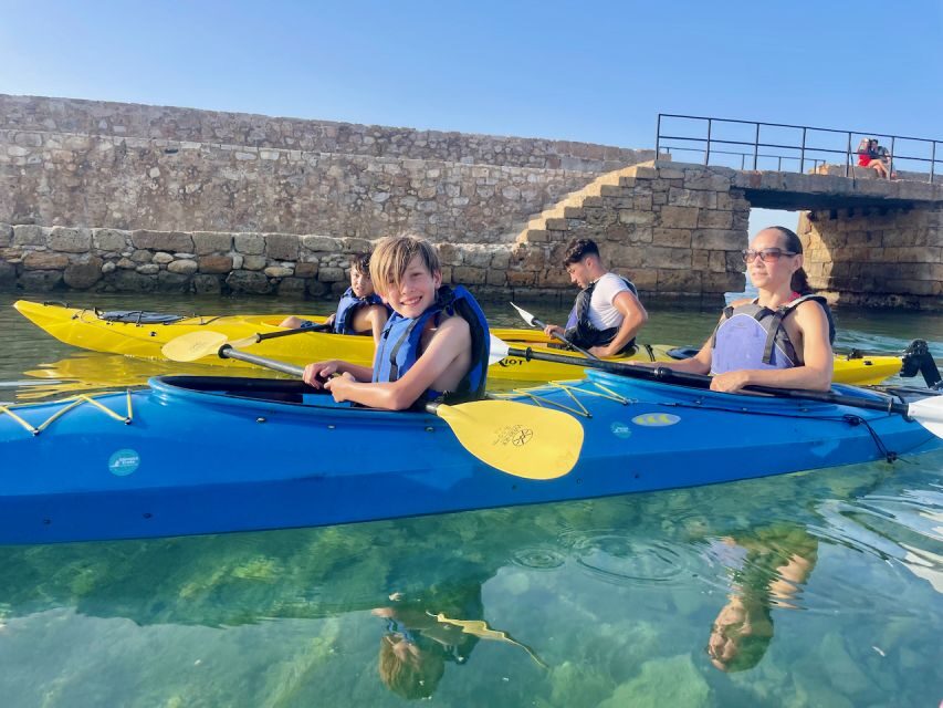 Chania: Morning Sea Kayak Tour Along the Coastline - The Lighthouse and the harbour stories you can actually use