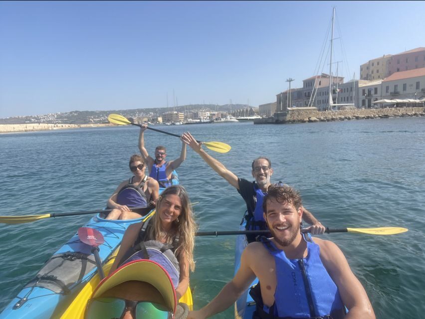 Chania: Morning Sea Kayak Tour Along the Coastline - Lazareto island swim: the best “non-photo” moment