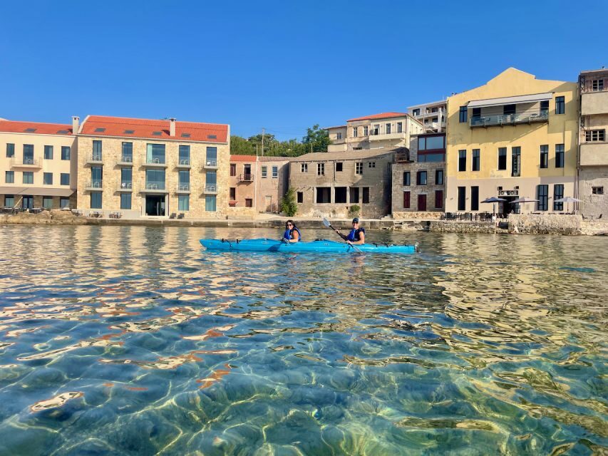 Chania: Morning Sea Kayak Tour Along the Coastline - Paddling route: Blue Restaurant beach to the Venetian port