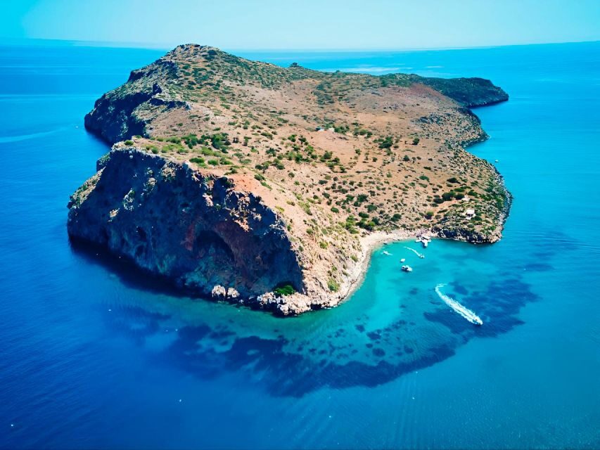 Chania: Private Day Catamaran Cruise with Swimming and Meal - From Kolymvari Port to Agioi Theodoroi: the feel of a 5-hour sea day