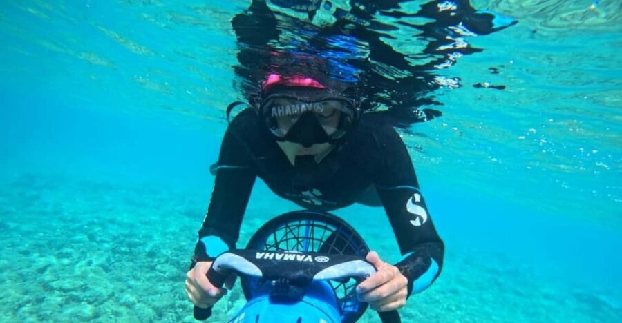 Chania: Sea Scooter Snorkeling boat tour - How the Sea Scooter Works Underwater (and What to Watch for)