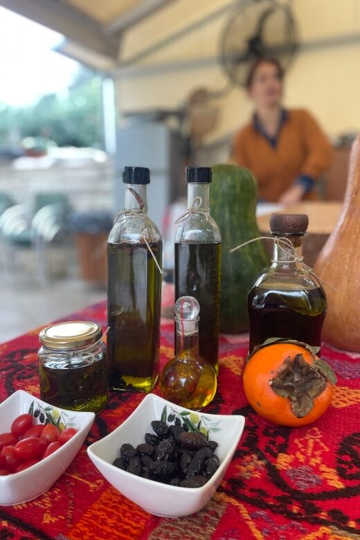 Chania Sourdough Bread Class - Olive Oil Tasting - Olive grove time: harvesting lessons and herb-flavoured olive oil