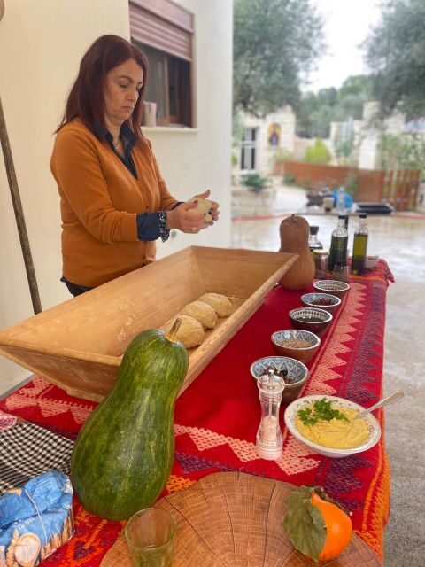 Chania Sourdough Bread Class - Olive Oil Tasting - Farm-to-table Cretan salad: veggies you help pick, plus classic sides