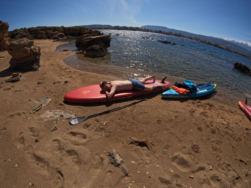 Chania: Stand-up Paddleboard Tour to Lazareta Island - Lazareta island time: small beaches, swims, and Venetian-era stories