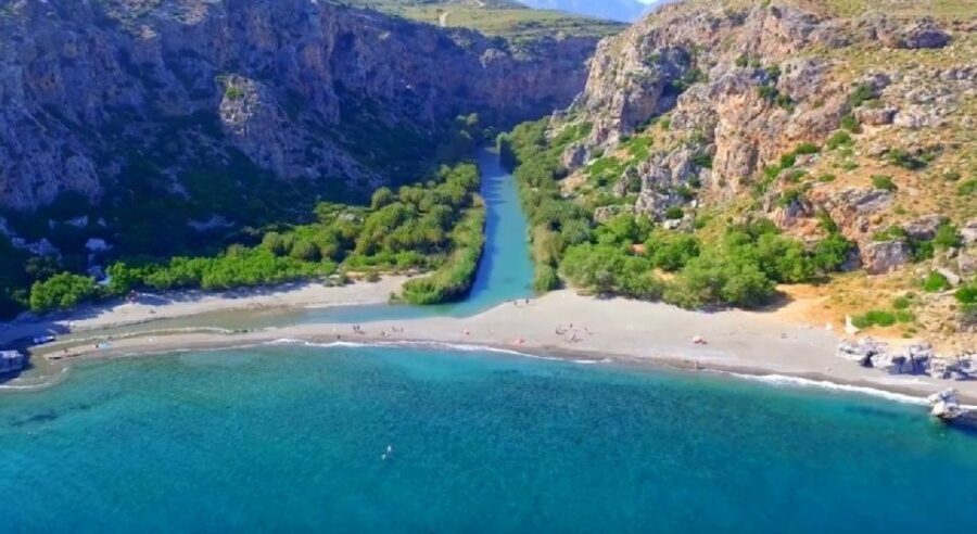 From Chania: Day Trip to Preveli Palm Beach - Damnoni Beach break: lunch, shopping time, and where you reset