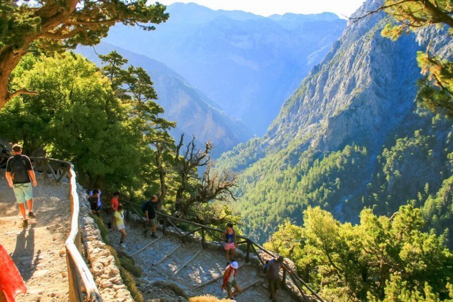 From Chania: Full-Day Samaria Gorge Trek Excursion & Guide - Exiting the gorge and arriving in Agia Roumeli