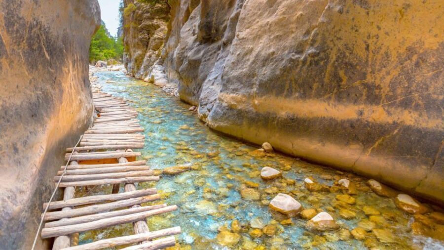 From Chania: Samariá Gorge Guided Hike - Guide style and the safety side of steep stone