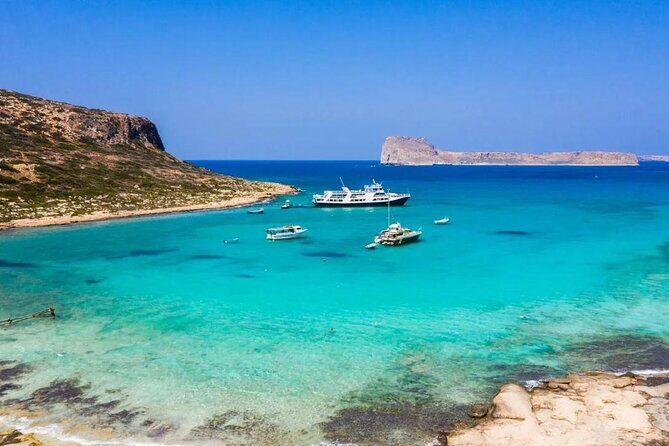 Gramvousa and Balos Tour from Chania(Boat ticket is included!) - Balos Lagoon: turquoise water with a rocky, no-shade reality