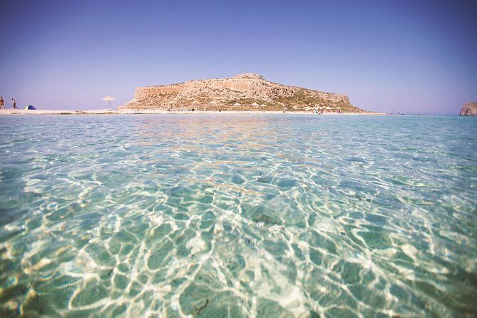 Gramvousa Island & Balos Bay Full-Day Tour from Rethymno English & German guide - Gramvousa Island: white sand, optional fortress hike, and a ferry that feeds you