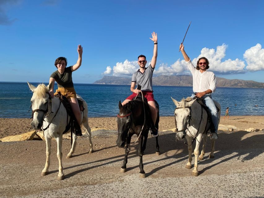 Horse riding,falasarna sunset,dinner in a tavern,drone video - Falassarna Beach Time: Wine, Free Time, Swimming, and That Unblocked Sunset