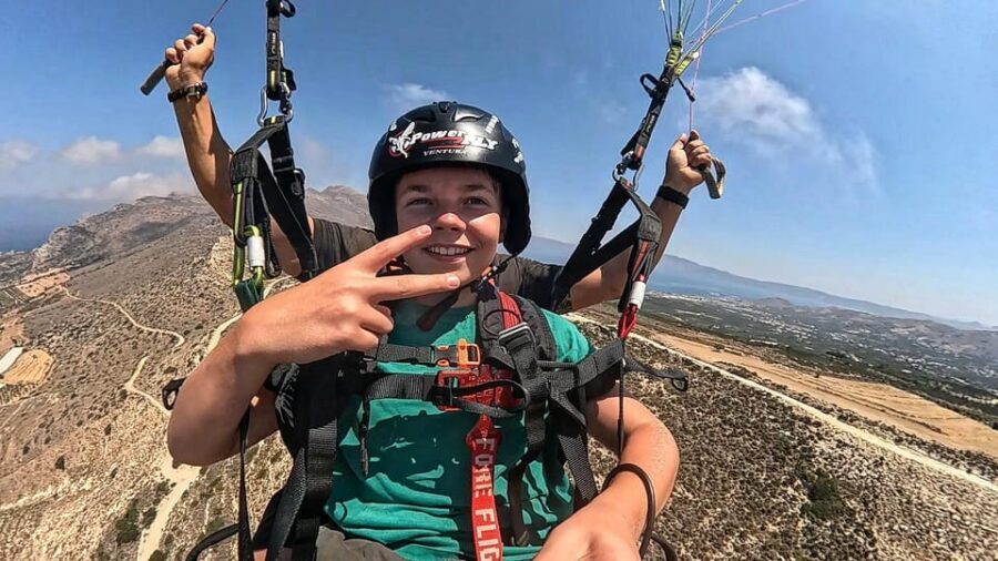Paragliding in Chania - The Turtle Chance: Seeing Caretta caretta From the Beach