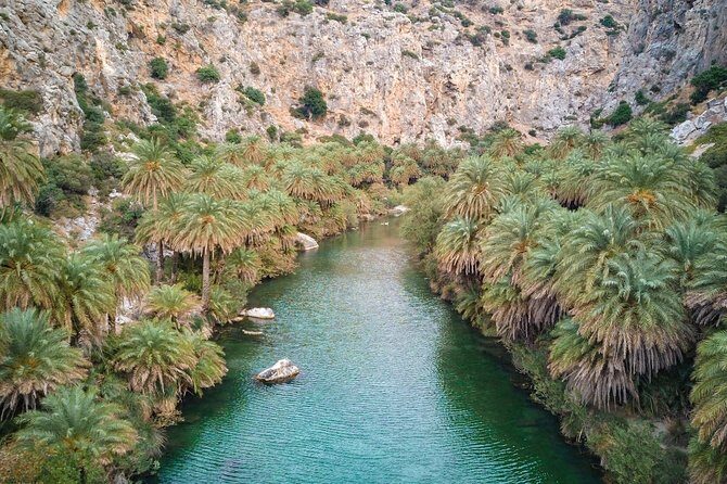 Preveli Beach and Plakias Full-Day Trip From Rethymno - Kourtaliotis Gorge to Preveli Beach: stairs, springs, and palm shade