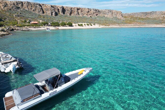 Private Boat Cruise Balos Lagoon & Gramvousa Island from Kissamos - Balos Lagoon: the “swim first, ask questions later” stop