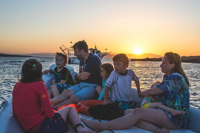 Private Sunset boat trip in Chania, Crete (price is per group) - Crew matters: Captain Dimos and Manos