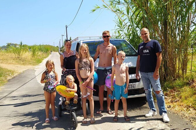 Private Van Tour to Falassarna Beach from Chania - Snorkel gear and inflatable SUP boards at Falassarna Beach