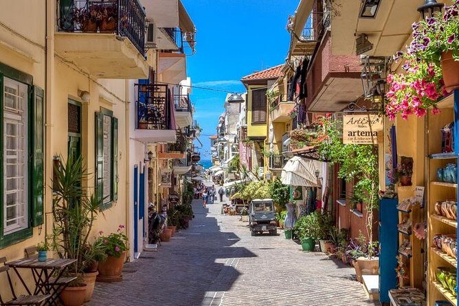 PRIVATE Walking Tour with Lunch and Wine Tasting by a Sommelier - The lunch spread: Cretan flavors plus enough food to take leftovers