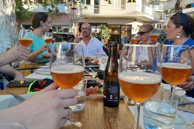 Sunset Craft Beer & Food Tour - Chania Old Port - Stop 1 in Old Town: Iconic Restaurant, Cretan Menu, and Beer Pairing